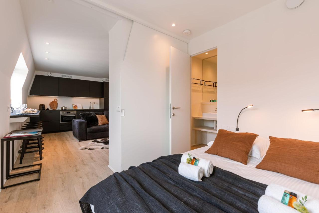 Duplex-Apartment With Terrace On Top Location In Гент Экстерьер фото